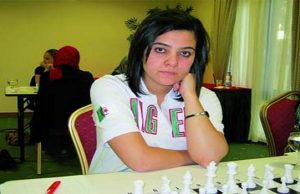 Echecs : Amina Mezioud distinguée du titre de Grand Maitre International Féminin.