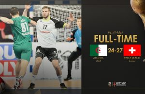 Mondial de Handball Egypte 2021 : L’Algérie s’incline de peu face à la Suisse (24-27).