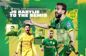 Total AFCCC : La JSK valide son ticket pour la demi-finale après son nul contre le CS Sfaxien (1-1). JSK CS Sfaxien Coupe de la Confédération Africaine Demi Finale