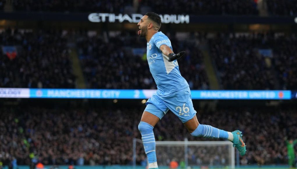 Mahrez R Ryad Mahrez buteur face à Manchester United
