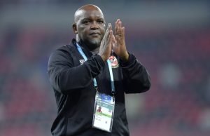 Football : Le club égyptien d’Al Ahly salue le fair-play des supporters et des dirigeants de l’Entente de Sétif. Pitso Mosimane entraineur du club égyptien d'Al Ahly