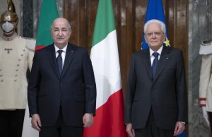 Diaspora : Abdelmadjid Tebboune souhaite que la communauté algérienne d’Italie s’implique en Algérie. Les PRésidents algérien et itlaien Tebboune-Mattarella