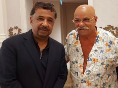 Boualem Benhaoua : « DJ Snake a rendu un bel hommage à la culture musicale algérienne et au Raï en particulier ». Boualem Benhaoua en compagnie de Cheb Khaled