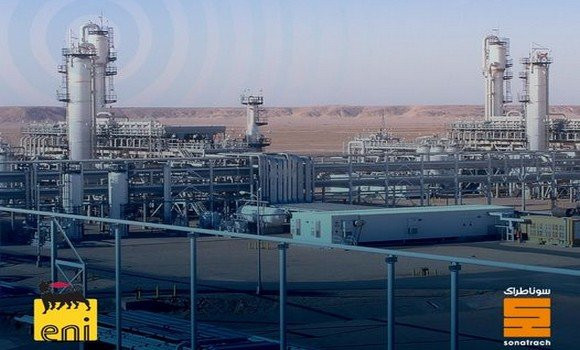 Champ pétrolier de Zemlet El arbi dans le bassin de Berkine en Algérie
