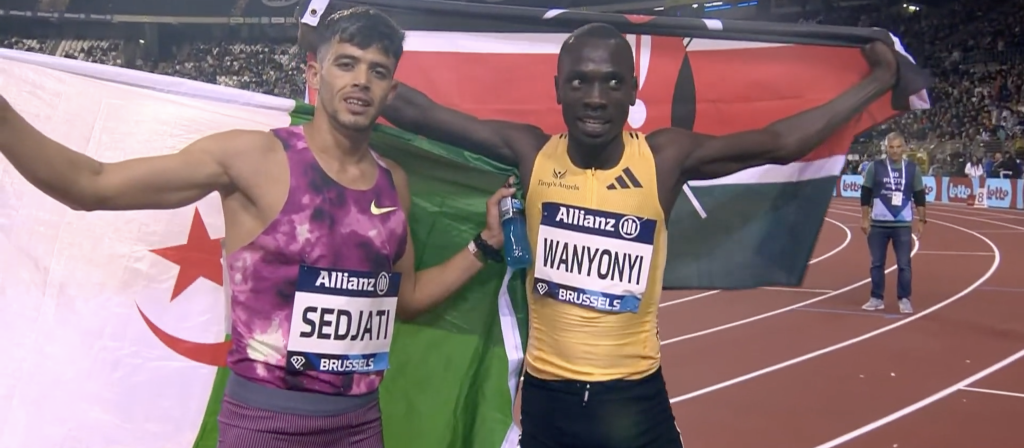 Sedjati au meeting Diamond League Bruxelles