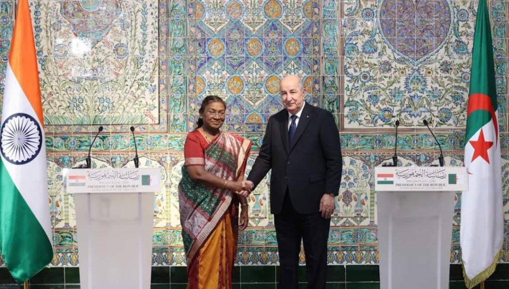 Inde-Algerie-Droupadi-Murnu-Abdelmadjid-Tebboune-dzairworld.com Inde-Algerie-Droupadi-Murnu-Abdelmadjid-Tebboune