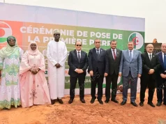 Coopération : Pose de la première de la centrale électrique algéro-nigérienne. Cooperation-Algerie-Niger