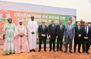 Coopération : Pose de la première de la centrale électrique algéro-nigérienne. Cooperation-Algerie-Niger