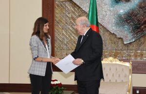 Alice Rufo : « Les entretiens que j’ai eus avec le président Abdelmadjid Tebboune ont été très constructifs ».
