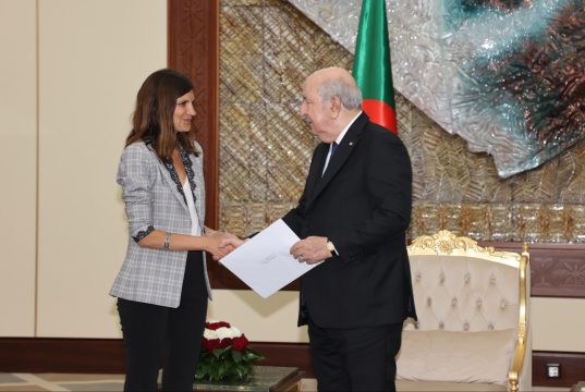 Alice Rufo : « Les entretiens que j’ai eus avec le président Abdelmadjid Tebboune ont été très constructifs ».